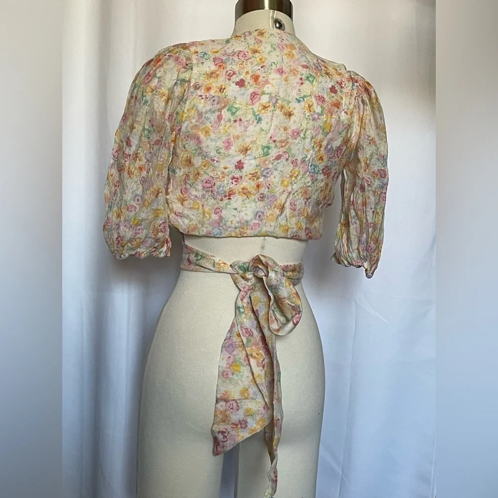MinkPink Elvire wrap top - Picture 7 of 9
